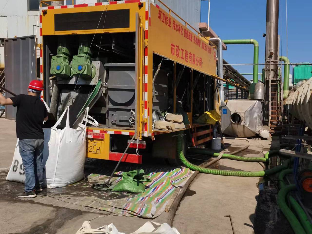 会理淤泥压干处理